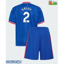 Manchester United Diogo Dalot #2 Bortedraktsett Barn 2026-27 Kortermet (+ Korte bukser)